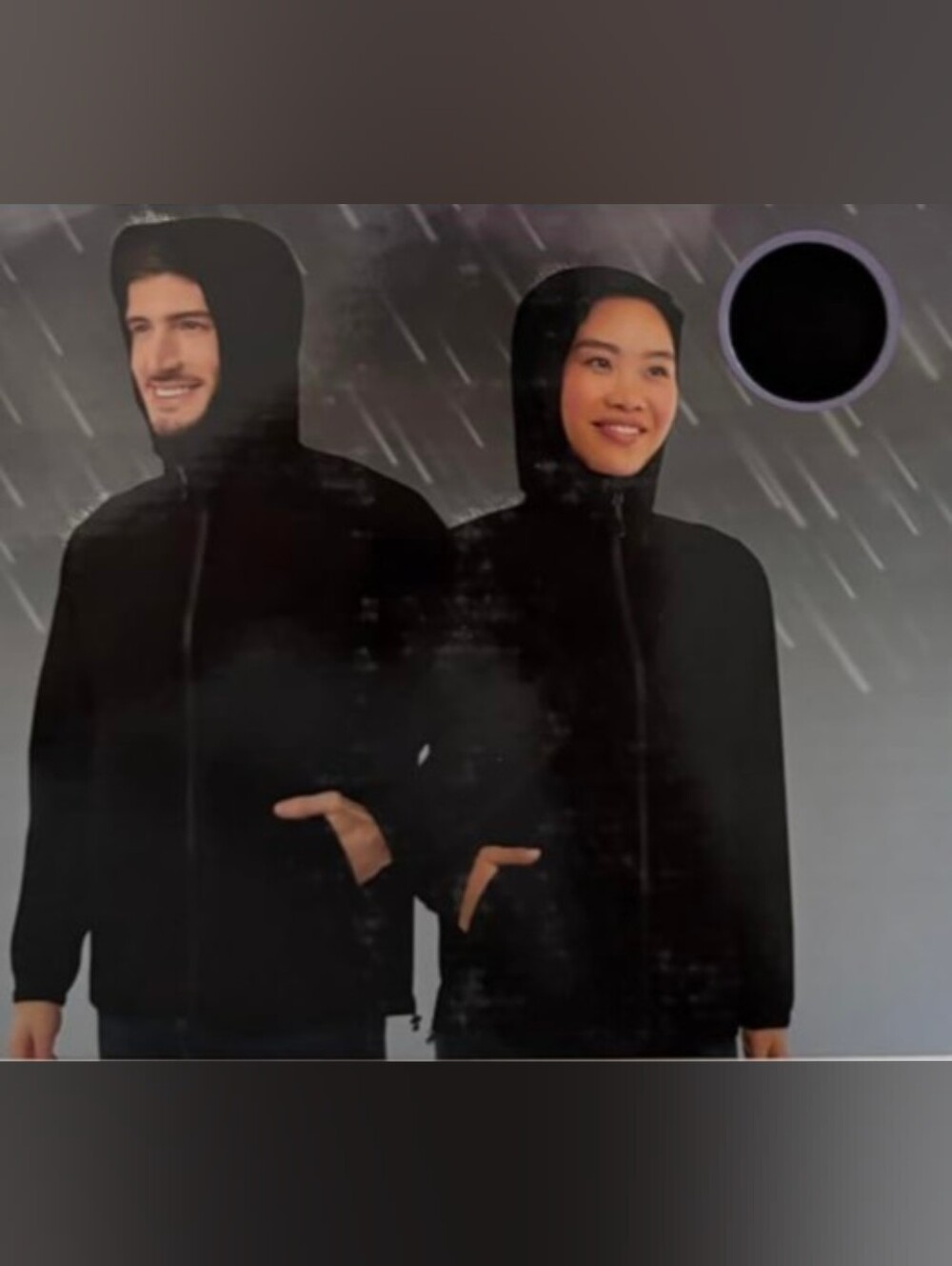 Unisex Waterproof Rain Jacket